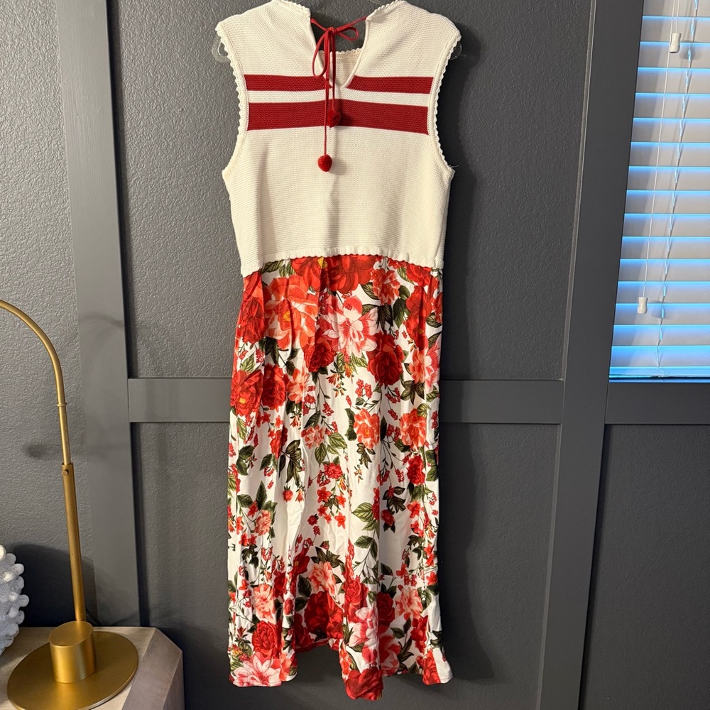 FARM RIO • Anthropologie endless summer dress • medium floral maxi - Picture 11 of 11